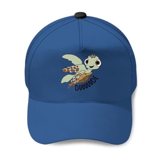 Cute Duuuude Baseball Caps, Cute Squirt Turtle Baseball Caps, Finding Nemo, Disney Matching Baseball Caps