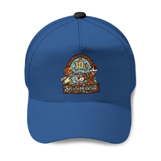 Retro Disney Splash Mountain Characters 30th 1989 Baseball Caps, Magic Kingdom WDW Holiday Baseball Caps