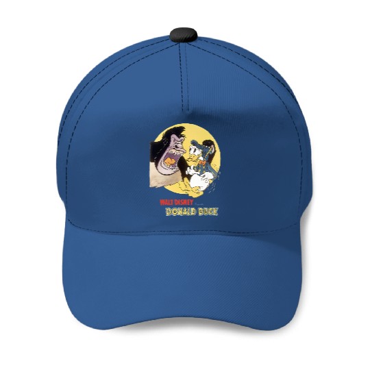 Disney Mickey And Friends Funny Donald Duck And The Gorilla Baseball Caps, Magic Kingdom Unisex Baseball Caps