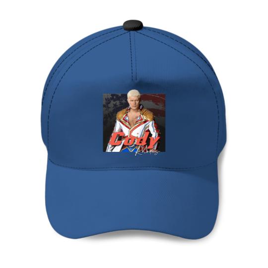 Cody Rhodes Black Graphic Baseball Caps