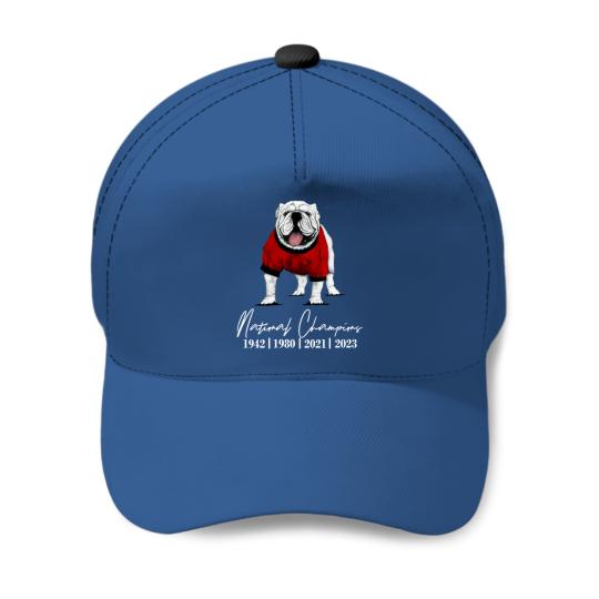 Discover UGA National Championship Georgia 2023 Cute Bulldogs Baseball Caps