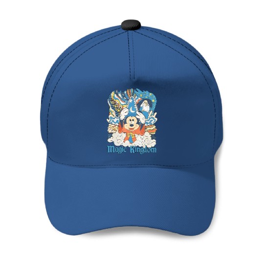 Disney Fantasia Sorcerer Mickey Mouse Baseball Caps, Magic Wizard Baseball Caps