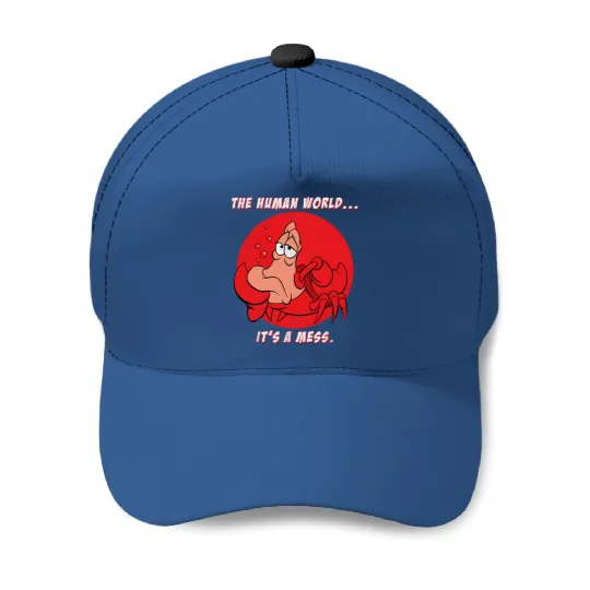 Disney The Little Mermaid Baseball Caps, Sebastian Crab The Human World