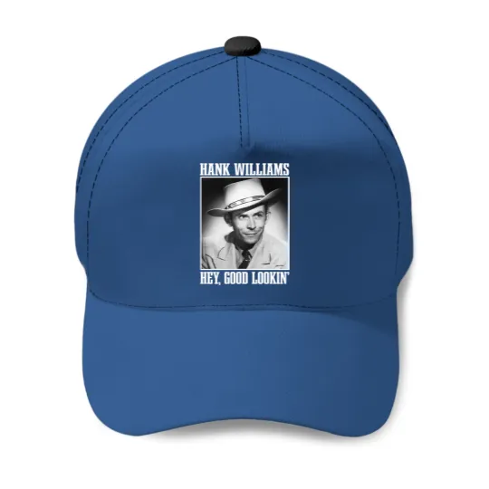 Hank Williams Vintage Retro Baseball Caps