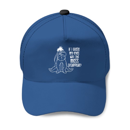 Eeyore close my eyes Disney unisex Baseball Caps