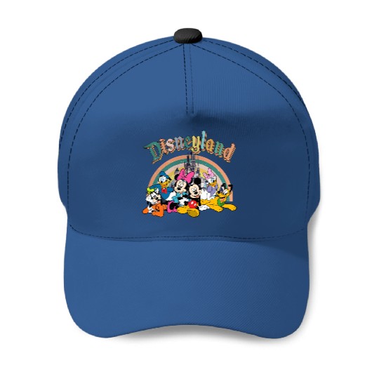 Vintage Disney Mickey Disneyland Baseball Caps, Disneyworld Baseball Caps