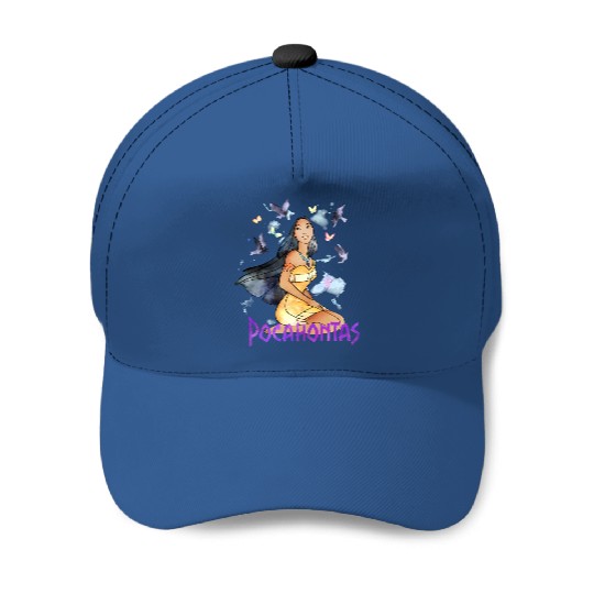 Disney Pocahontas Watercolors Of The Wind Graphic Baseball Caps