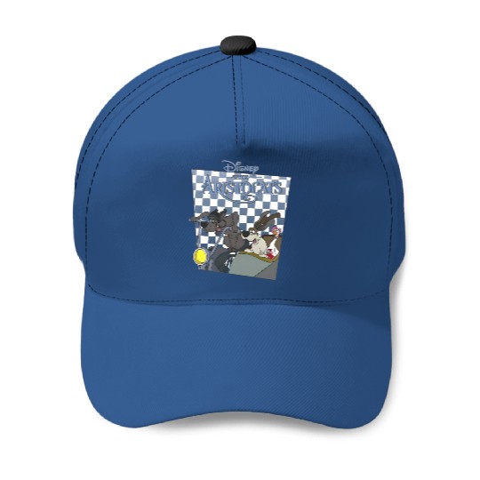 Disney Aristocats Checkerboard Poster Napoleon Lafayette Baseball Caps