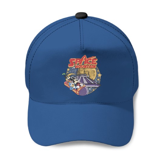 Colors Disney Space Astronauts Baseball Caps, 90's Space Mountain Baseball Caps