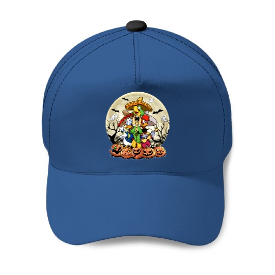Retro Disney Three Caballeros Halloween Baseball Caps, WDW Halloween Party Matching Family Baseball Caps