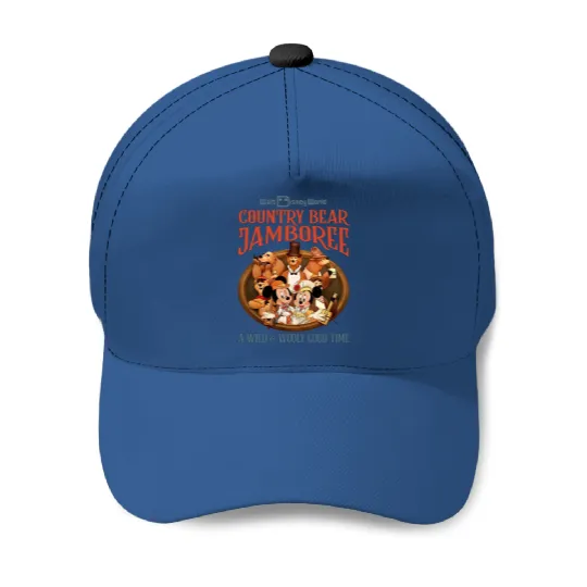Disney Country Bear Jamboree Baseball Caps, Mickey Country Bear Baseball Caps