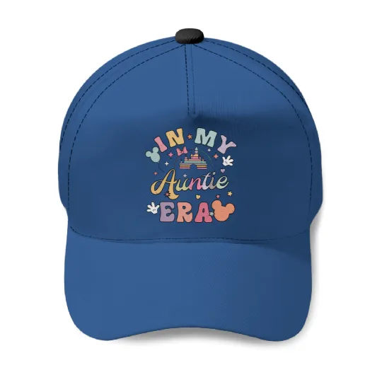 In My Auntie Era Baseball Caps, Disney Aunt Baseball Caps, Ears Baseball Caps for Auntie