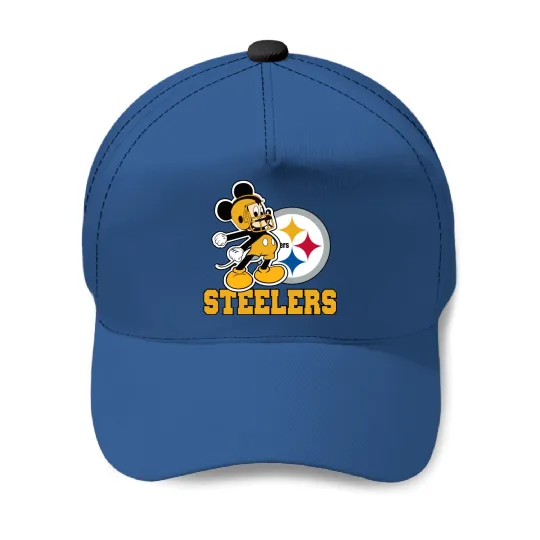 Vintage football Pittsburgh Steeler Disney Mickey Football Baseball Caps
