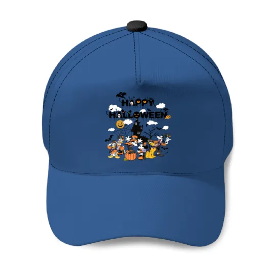 Vintage Disney Happy Halloween Baseball Caps Mickey and Friends Baseball Caps