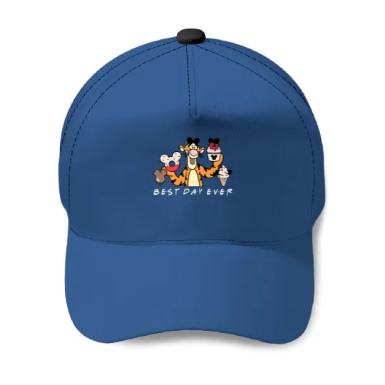 Tigger Best Day Ever, Tigger Disney Snacks Baseball Caps