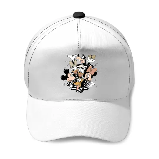 Disney Halloween Crop Top, Mickey Skeleton Crop Top Baseball Caps