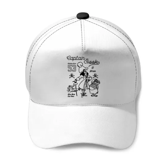 Disney Peter Pan Captain Hook And Mr. Smee Baseball Caps