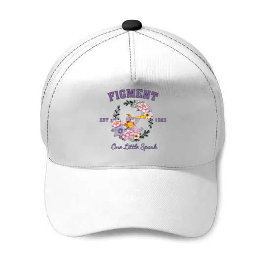 Disney Figment Baseball Caps, Purple Dragon Baseball Caps, Figment Est 1983 Baseball Caps