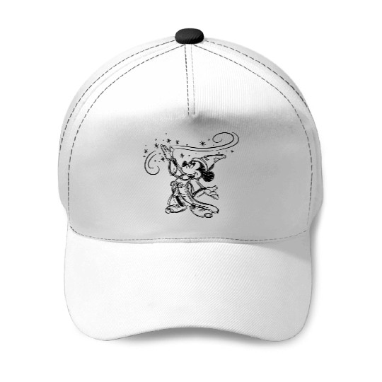 Sketched Sorcerer Mickey Baseball Caps, Matching Disney Baseball Caps, Classic Mickey Baseball Caps