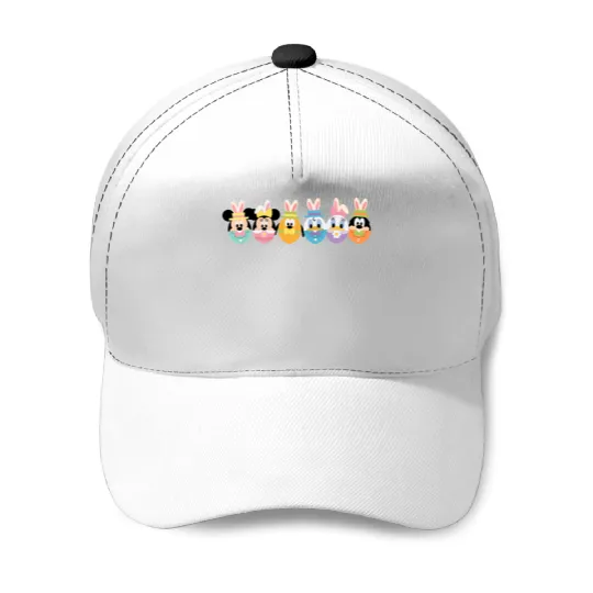 Disney Easter Egg Baseball Caps, Disney Easter Day, Disney Characters Happy Easter Baseball Caps