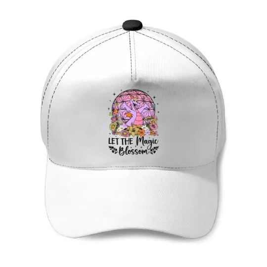 Disney Figment Dragon Baseball Caps, Magic Blossom Baseball Caps, Purple Dragon Baseball Caps