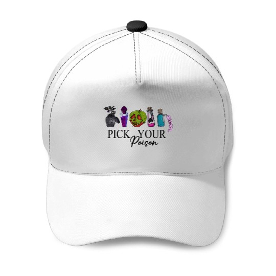 Pick Your Poison Baseball Caps, Disney Villain Baseball Caps