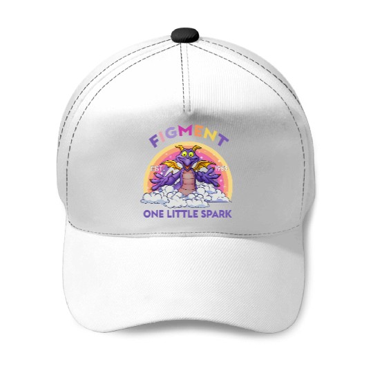 Cute Figment One Little Spark Disney Epcot Snack Drinking Baseball Caps