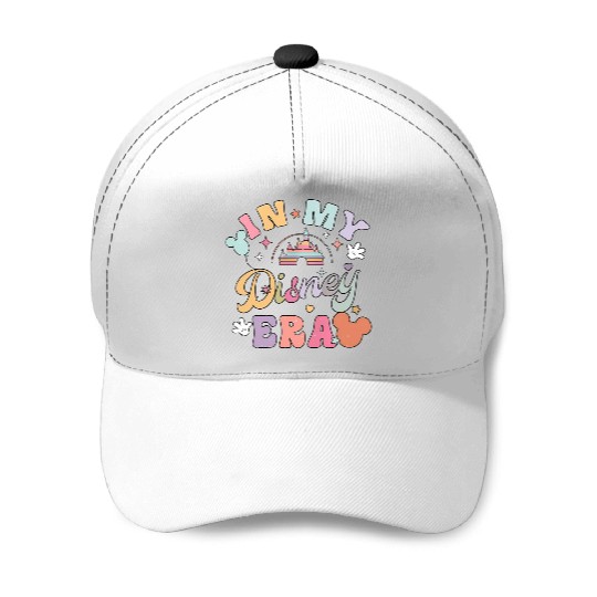 In My Disney Era Baseball Caps, Disney Trip, Colorful Vacay Baseball Caps