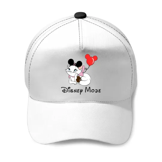 Marie Disney Mode Baseball Caps, Marie Cat Baseball Caps, Marie Aristocats Baseball Caps