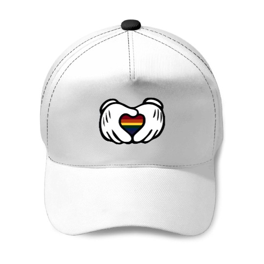 Mickey Pride Hands Disney World Baseball Caps