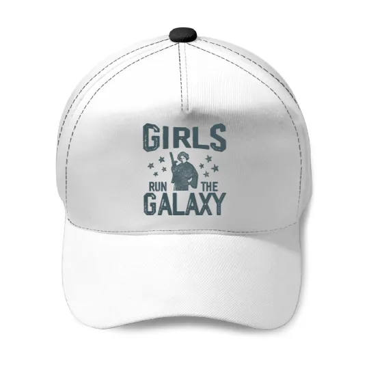 Vintage Star Wars Princess Leia Girls Run The Galaxy Baseball Caps, Disney Star Wars Baseball Caps