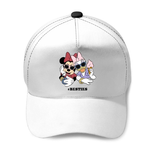 Retro Minnie and Daisy Baseball Caps, Disney Bestie Baseball Caps, Minnie Mouse Baseball Caps, Disney Girl Trip, Disney Matching Baseball Caps