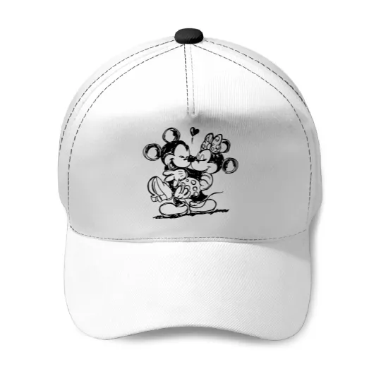 Mickey Love, Minnie Love Baseball Caps, Disney Love Baseball Caps, Minnie Mickey Baseball Caps, Cute Mickey, Cute Minnie Baseball Caps