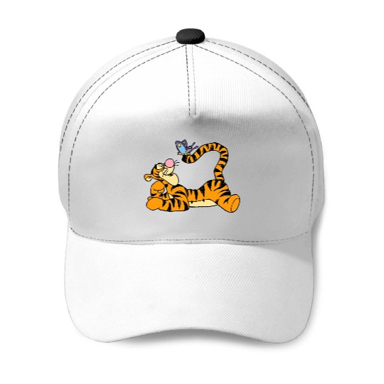 Disney Tigger with Butterfly Baseball Caps, Winnie The Pooh Baseball Caps, Disney Tigger Baseball Caps, WDW Disneyland Matching Family Baseball Caps