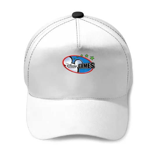 Disney Channel Games Logo Baseball Caps, Mickey Disney Gamer Baseball Caps, Disneyland Epcot Baseball Caps, Gamer Kids Baseball Caps