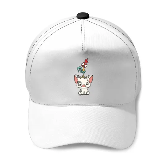 Colors Disney Moana Baseball Caps, Hei Hei and Pua Baseball Caps
