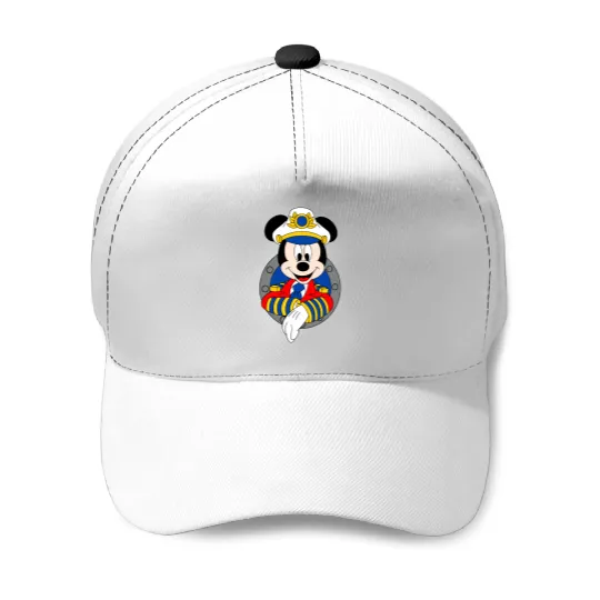 Mickey Mouse  Cruise Captain Baseball Caps, Disney Cruise Trip Baseball Caps