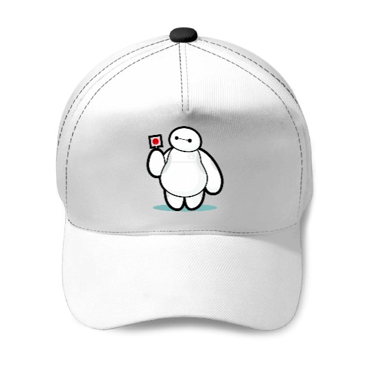 Disney Big Hero 6 Baymax With Lollipop Cute Shot Baseball Caps