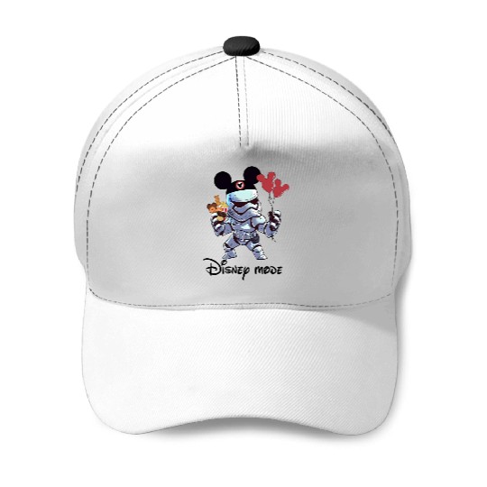 Stormtrooper Mickey Balloon Baseball Caps, Disney Star Wars Ice Cream Baseball Caps