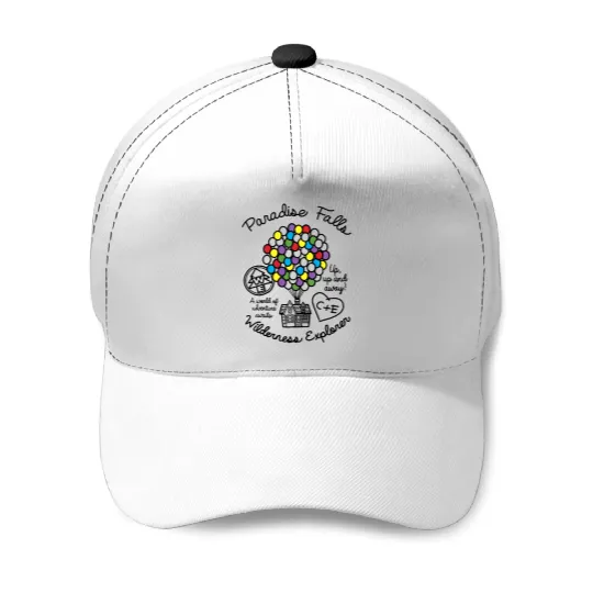 Paradise Fall - Adventure Is Out There Up Disney Baseball Caps