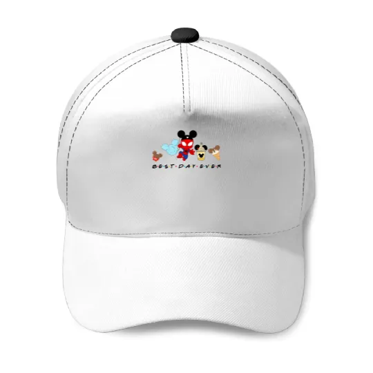 Spiderman Best Day Ever Baseball Caps, Baby Spiderman, Disney Snacks Baseball Caps