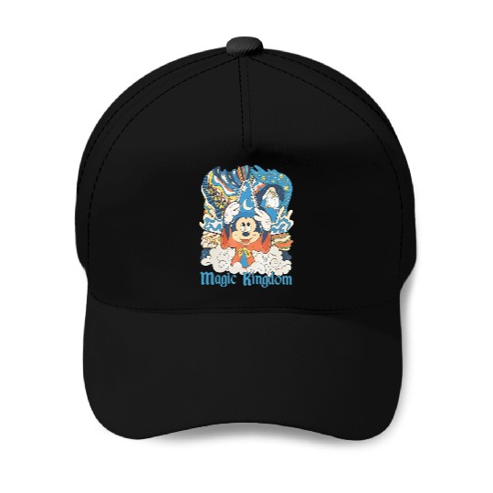 Disney Fantasia Sorcerer Mickey Mouse Baseball Caps, Magic Wizard Baseball Caps