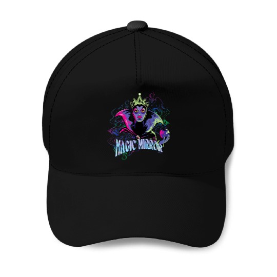 Disney Villains Evil Queen Magic Mirror Illustrated Baseball Caps