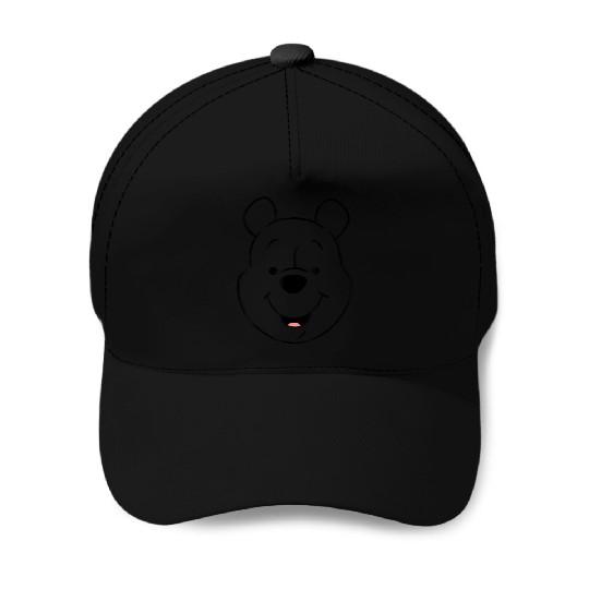 Disney Winnie The Pooh Pooh Bear Large Face Baseball Caps