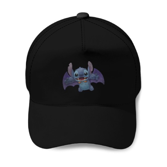 Disney Lilo Stitch Halloween Cute Vampire Stitch Portrait Baseball Caps