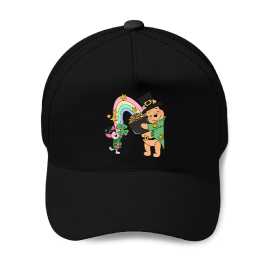 Pooh Bear St Patricks Day Baseball Caps, Disney St Patricks Day Baseball Caps, Magic St Patricks Day