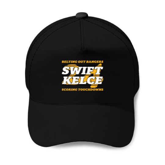 taylorr Swift and Travis Kelce - Kelce Swift 2024 Baseball Caps