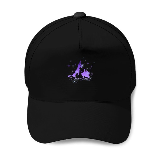 Disney Tangled Rapunzel Castle Silhouette Baseball Caps