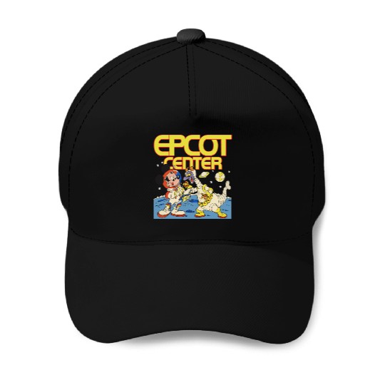 Disney Epcot Mickey Mouse & Figment Astronaut 1982 Retro Baseball Caps