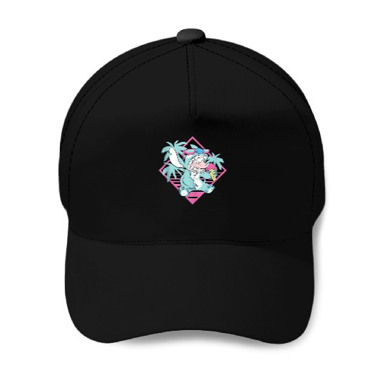 Disney Lilo Stitch Ice Cream Retro 90s Beach Baseball Caps